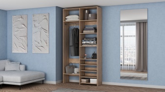 Стеллаж для одежды Мирта 79 BMS по индивидуальному размеру