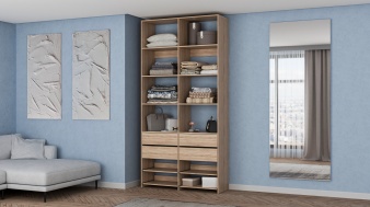 Стеллаж для одежды Мирта 85 BMS по индивидуальному размеру