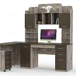 Компьютерный угловой стол Римини-1 с тумбой BMS - Фото 7