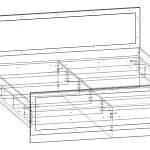 Чертеж Кровать Мальта BMS
