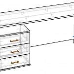 Схема сборки Стол руководителя Нью-Йорк 2 BMS