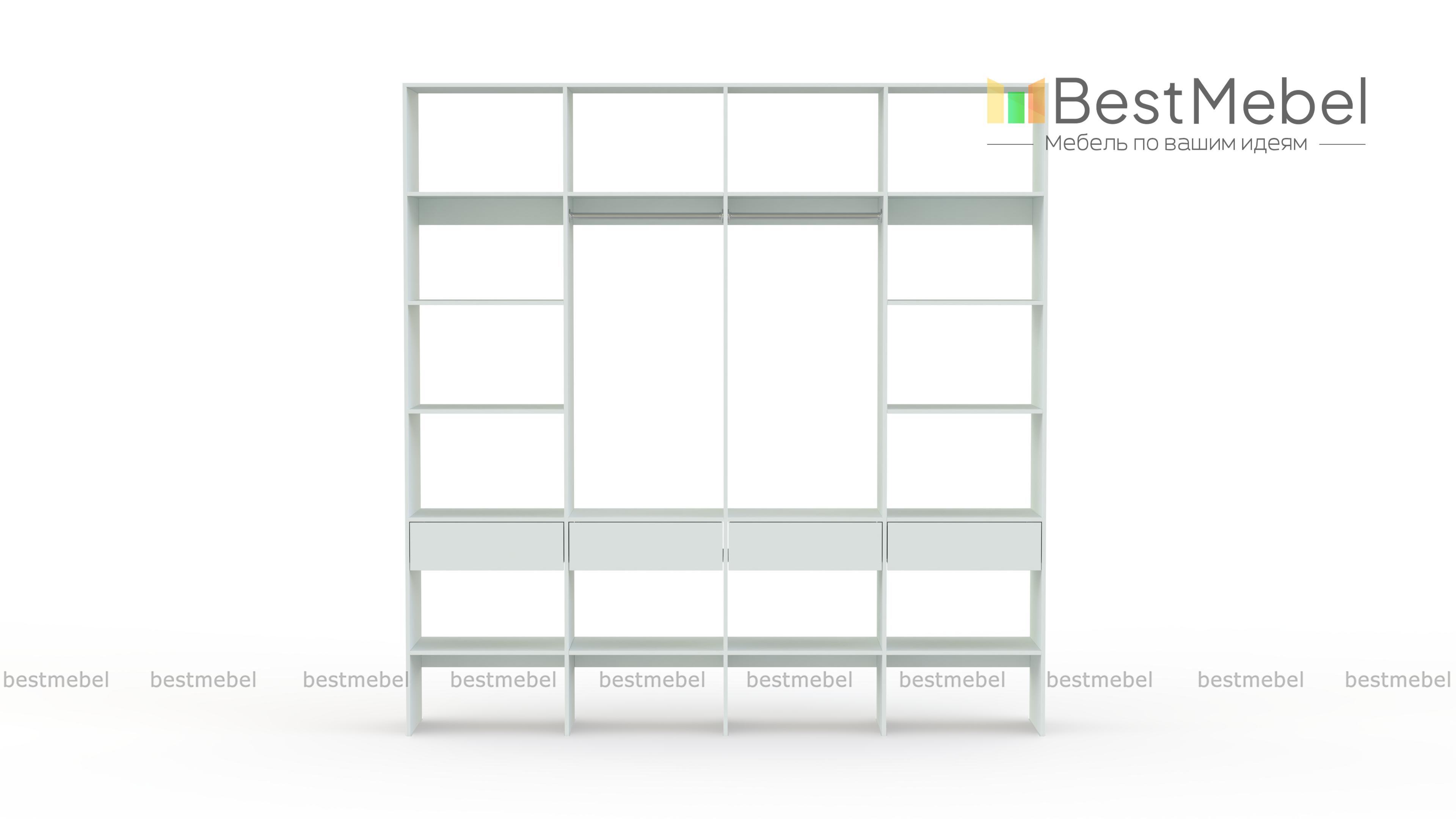 Стеллаж для одежды Мирта 60 BMS - Фото