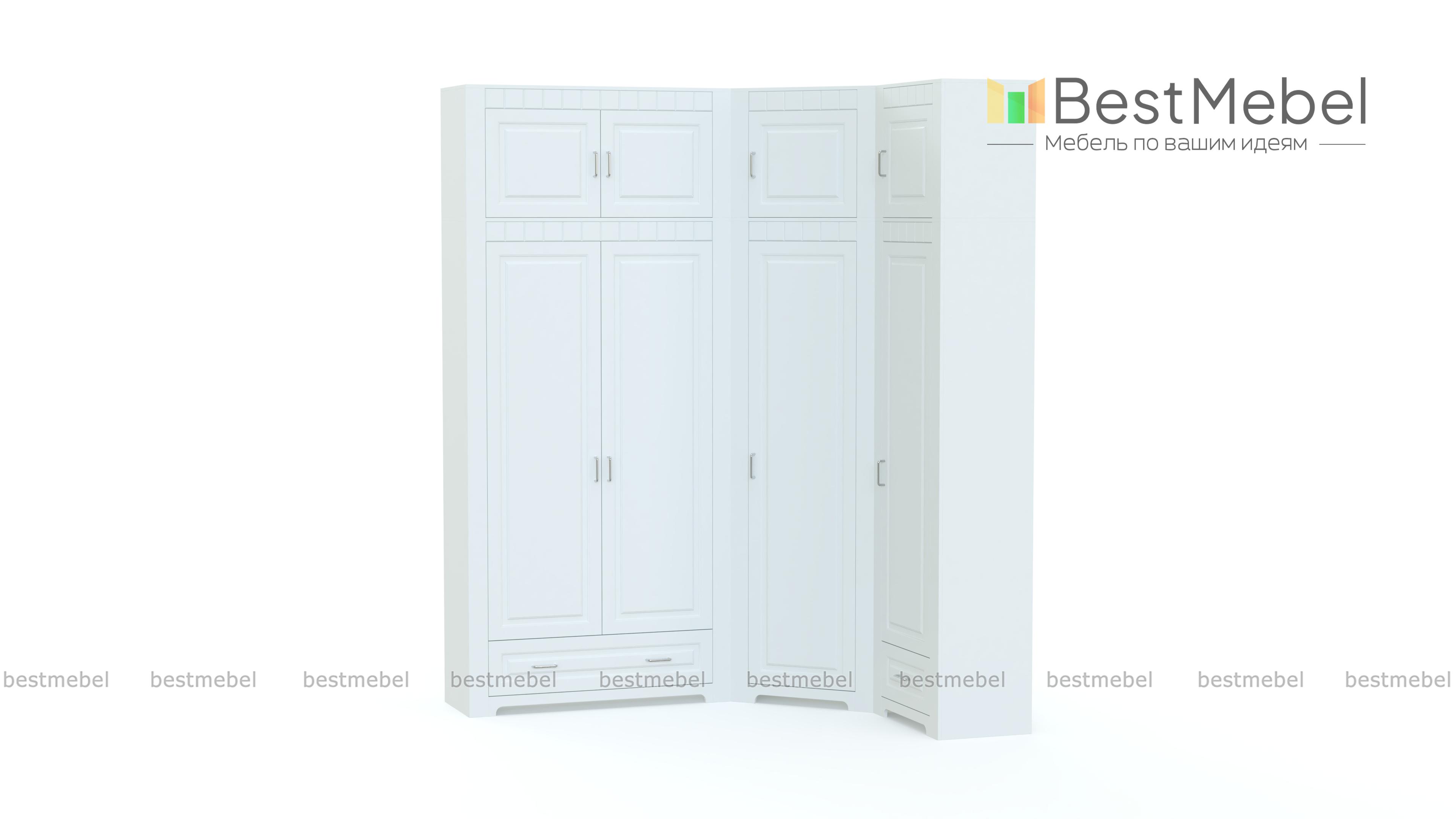 Шкаф угловой Прованс Макс BMS - Фото