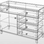 Чертеж Комод Дания 28 BMS
