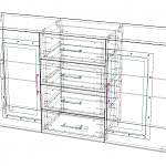 Чертеж Комод Krone BMS