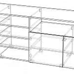 Чертеж Комод Элит 39 BMS