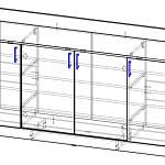 Чертеж Комод Madia BMS