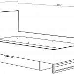 Чертеж Кровать Салли 12 BMS