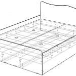Чертеж Кровать 1600 BMS
