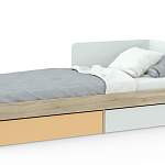 Кровать с 2-мя ящиками Jackie BMS - Фото 5