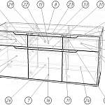 Чертеж Комод ML 1248 BMS