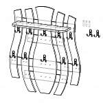 Чертеж Вешалка Андорра 3 BMS