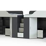 Кровать-чердак с рабочей зоной Мираж 17  BMS - Фото 5