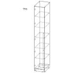Шкаф распашной Аморет 3 BMS