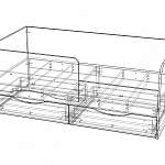Чертеж Кровать детская Бамби 811 BMS