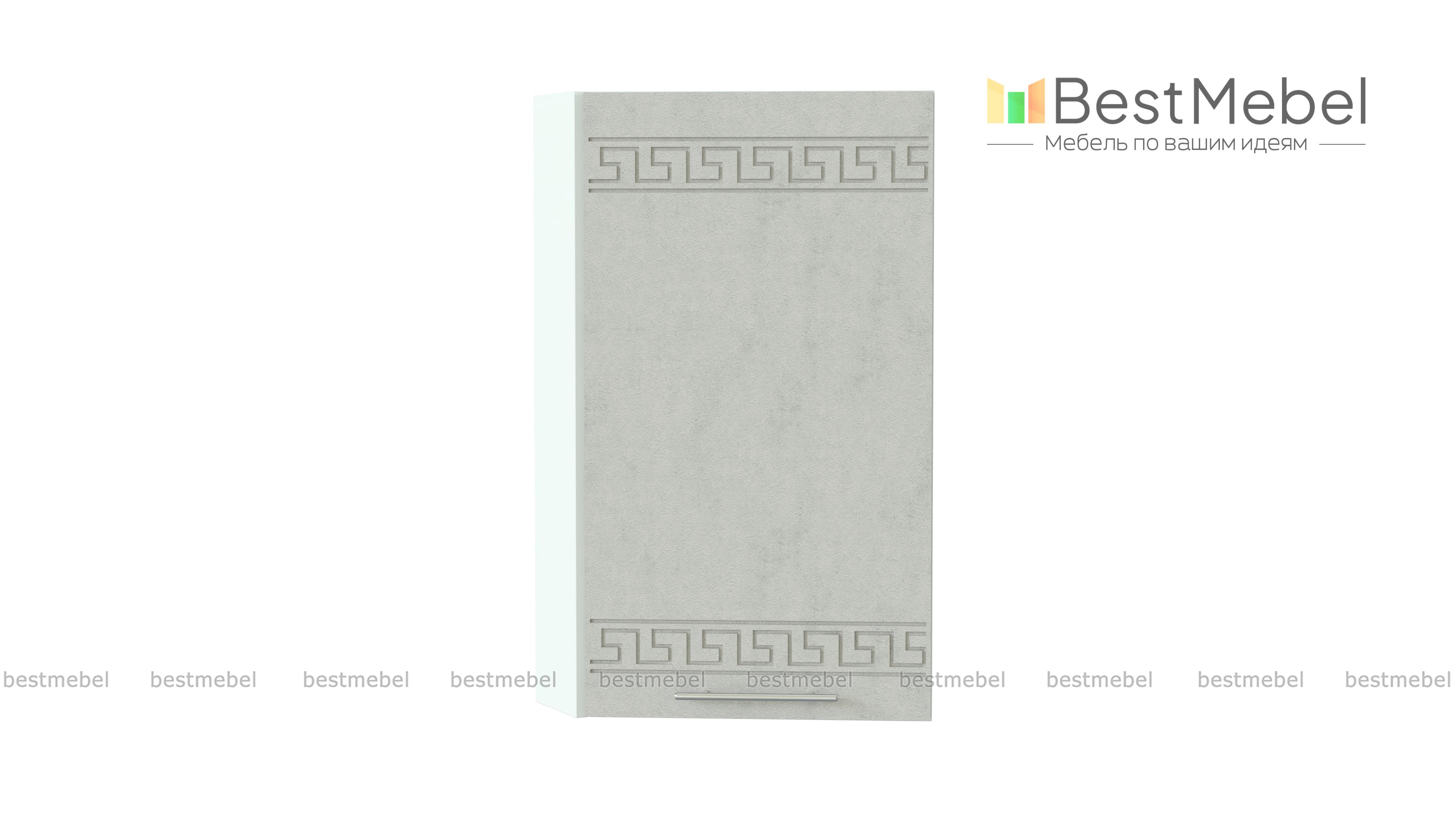 Шкаф навесной торцевой 224 Греция BMS - Фото