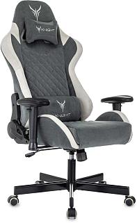 Кресло игровое Knight Regal Fabric серого цвета