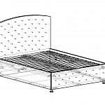 Чертеж Кровать Йорк 4 BMS