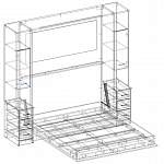 Чертеж Шкаф-кровать трансформер Фиона 29 BMS
