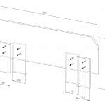 Чертеж Бортик для кровати Лео BMS