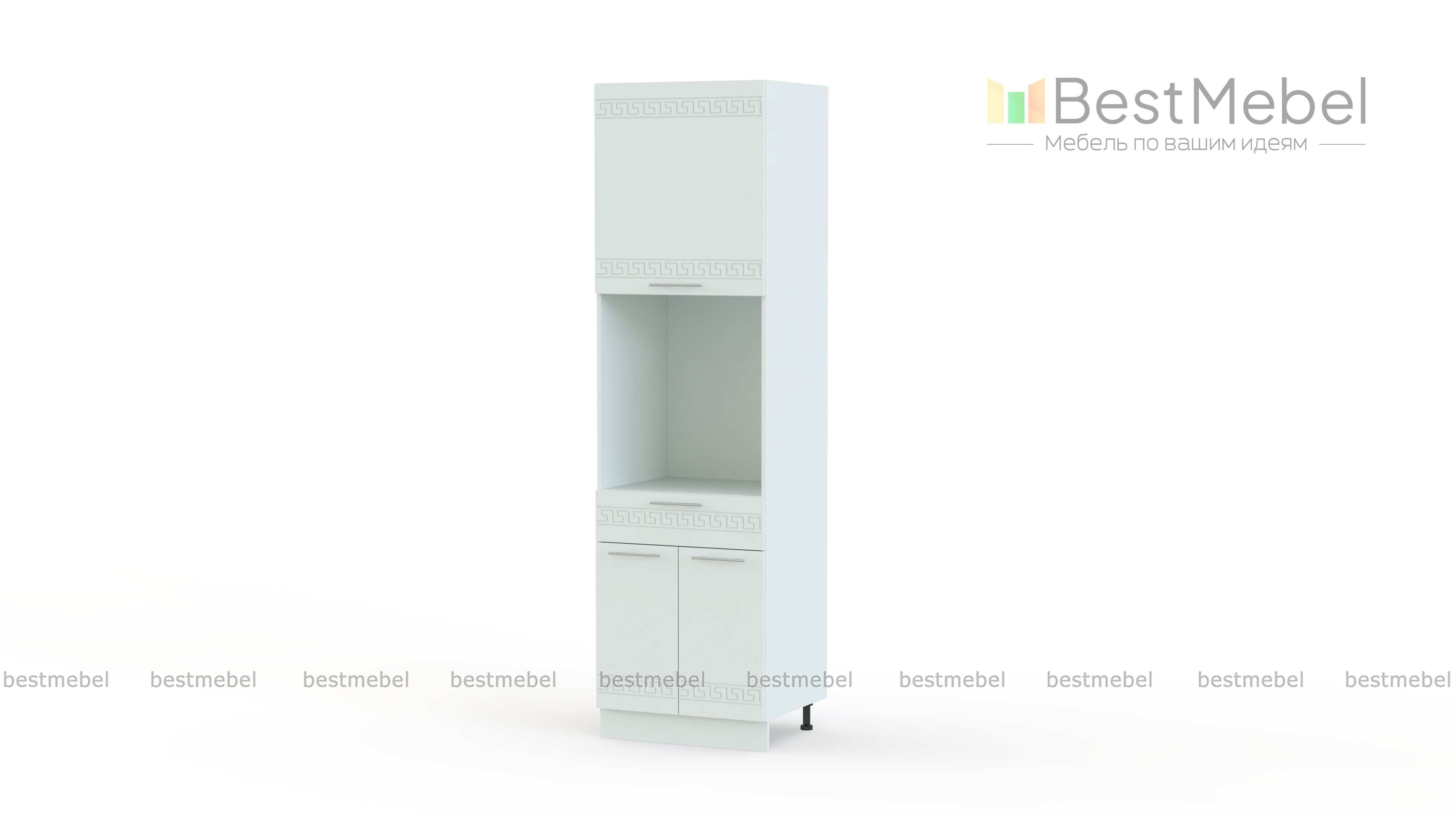 Шкаф-пенал с нишей 1 ящик  Греция BMS