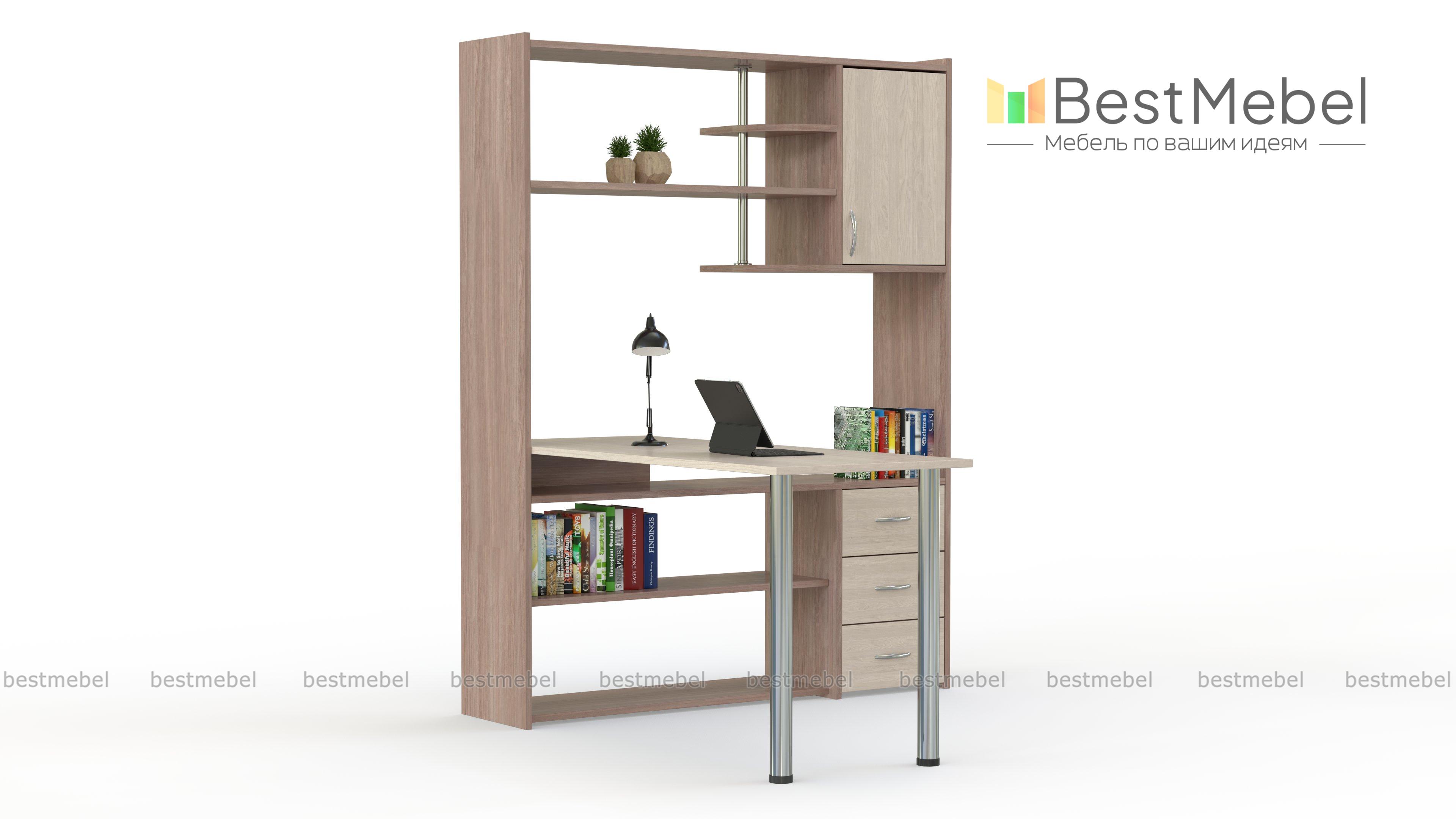 Угловой компьютерный стол Дональд-23 BMS - Фото