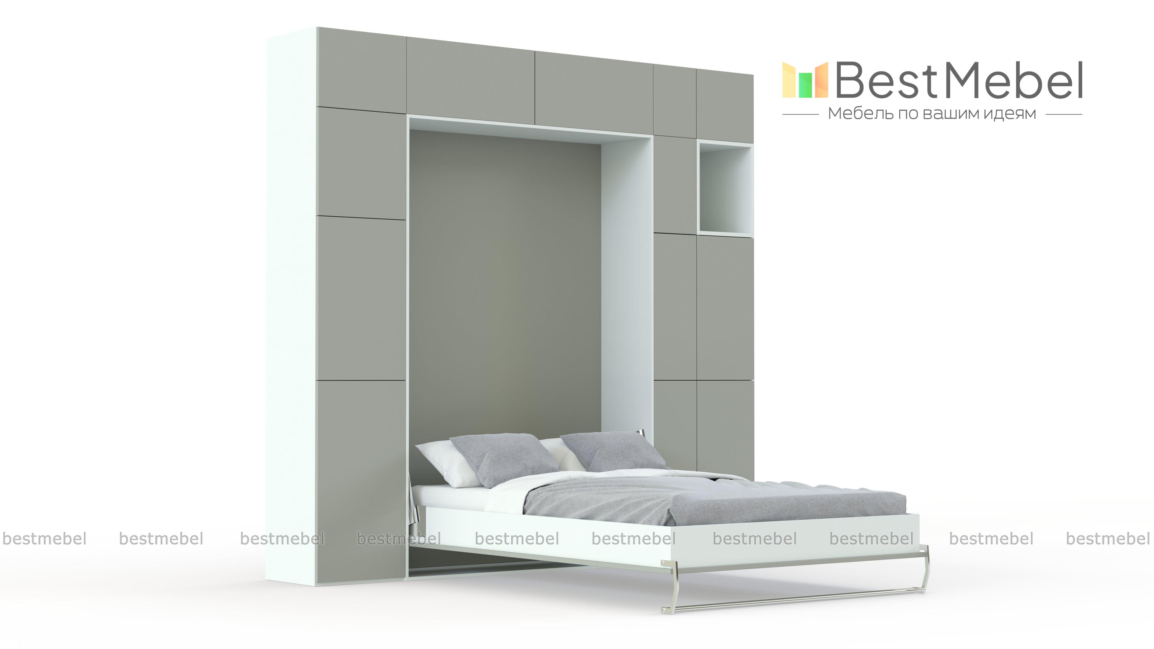 Шкаф-кровать трансформер Рубин 02 BMS - Фото