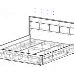 Чертеж Кровать Арсей 5 BMS