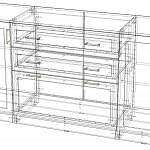 Чертеж Комод №6 BMS