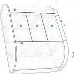 Чертеж Комод радиусный Классик 11 BMS