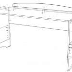 Схема сборки Письменный стол Ergo 130 BMS