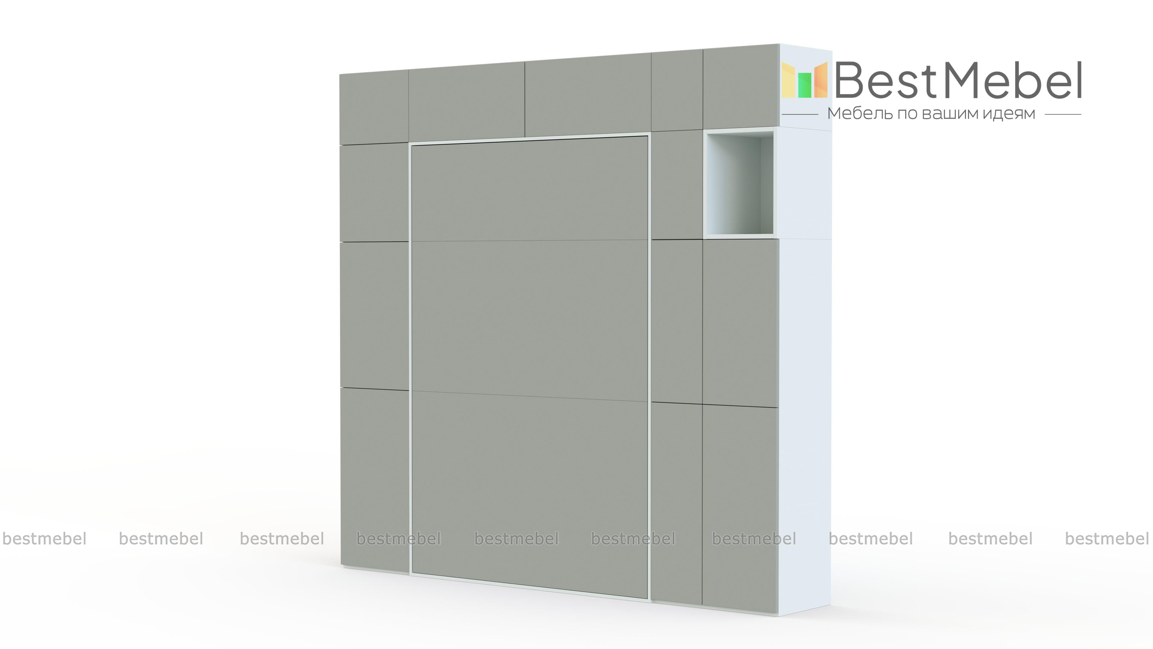 Шкаф-кровать трансформер Рубин 02 BMS - Фото