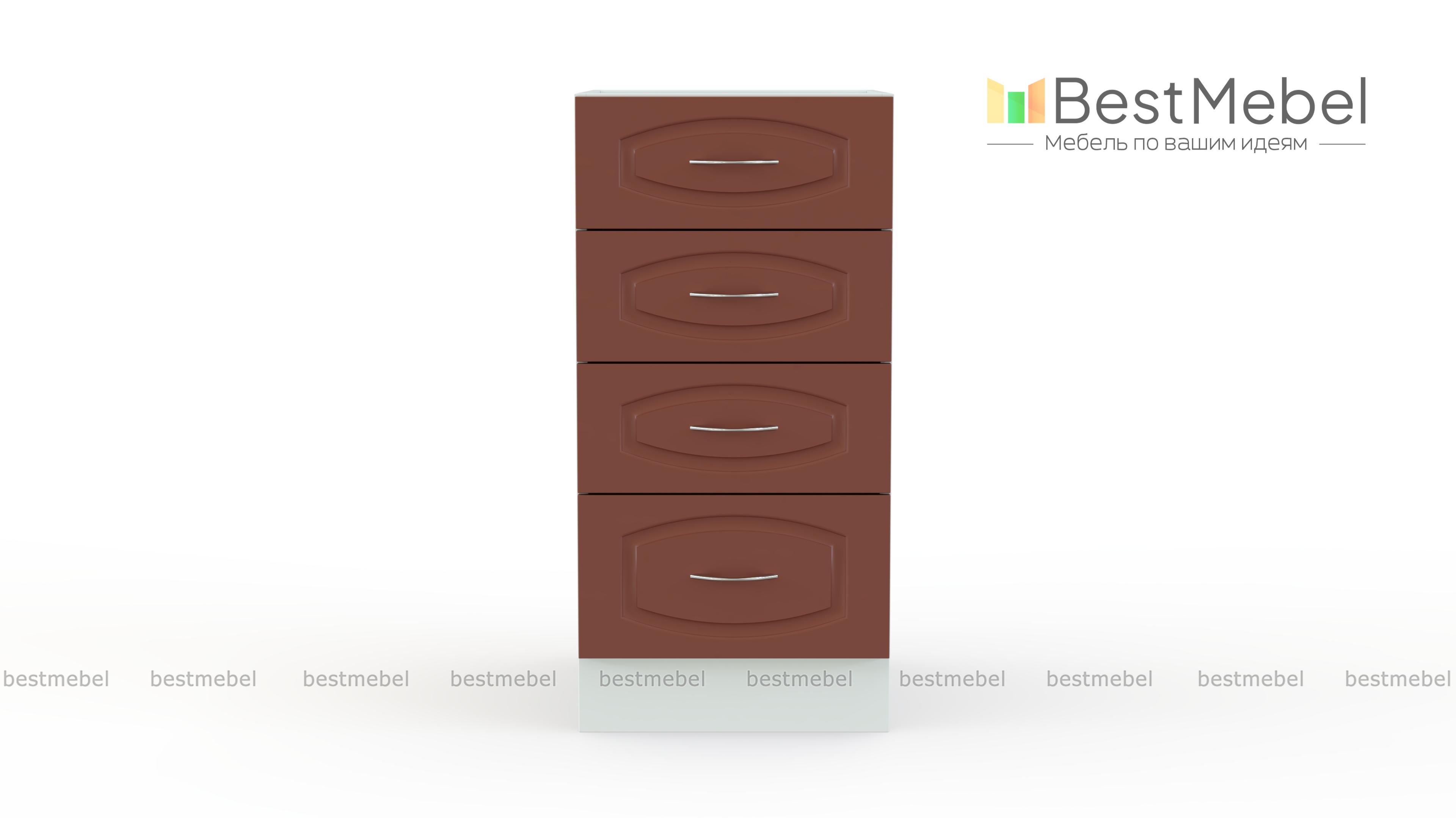 Стол с 4-мя ящиками Глория BMS - Фото