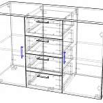 Чертеж Комод Элегия 2 BMS
