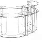 Чертеж Стойка ресепшн Лайн 10 BMS