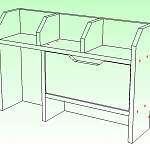 Чертеж Надставка для стола Дуо 7 BMS