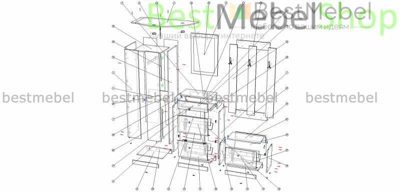 Прихожая Альба BMS - Фото