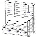 Чертеж Детская кровать Голда 8 BMS