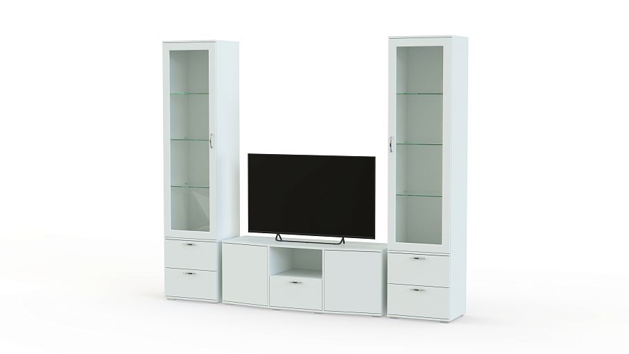 Модульная стенка в гостиную Ирис BMS - Фото