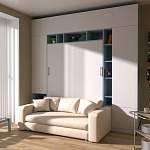 Шкаф-кровать с диваном Тида 06 BMS - Фото 9