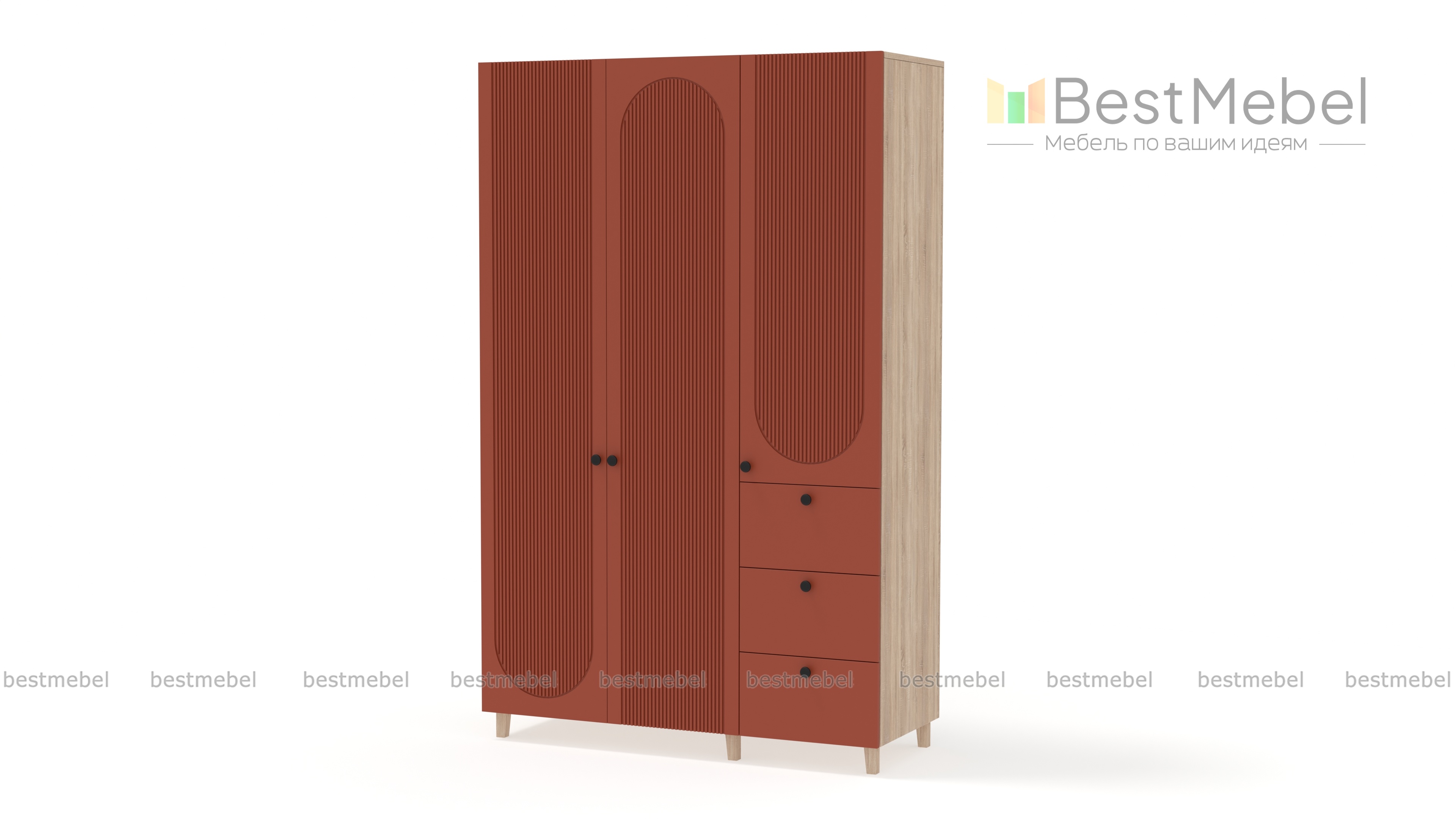 Шкаф распашной Рене 24 BMS