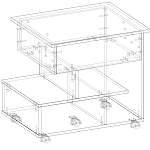 Схема сборки Стол журнальный Меренга 3 BMS