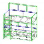 Чертеж Детская кровать Голда 1 BMS