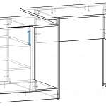 Чертеж Стол для офиса Эко-12 BMS