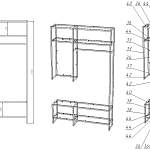 Схема сборки Прихожая Акация 12 BMS