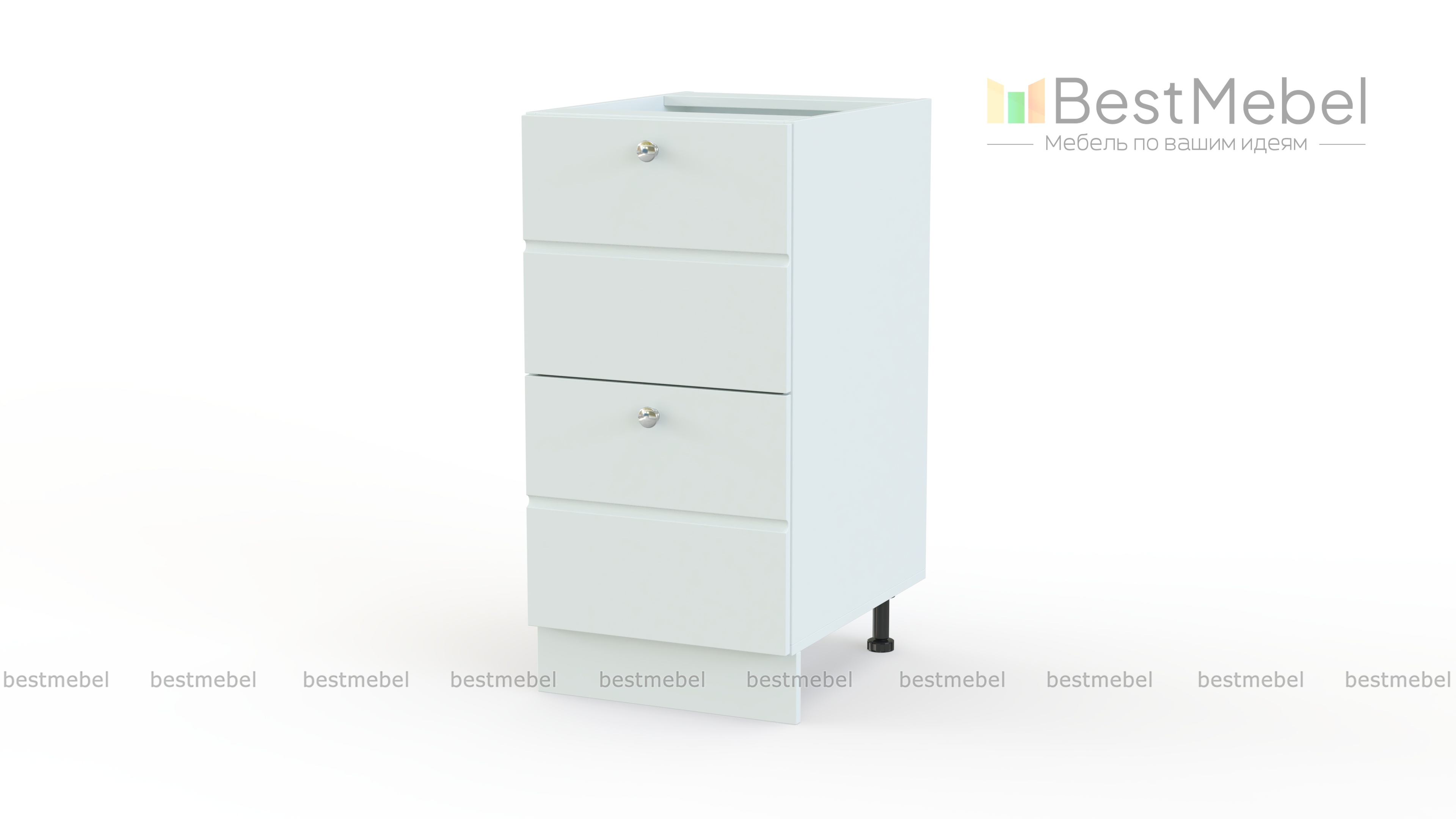 Тумба напольная Квадро 2БЯ BMS