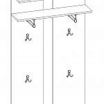 Чертеж Вешалка Освальд 6 BMS