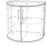 Чертеж Комод радиусный Флер 15 BMS