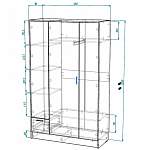 Схема сборки Шкаф Гольф 200 BMS