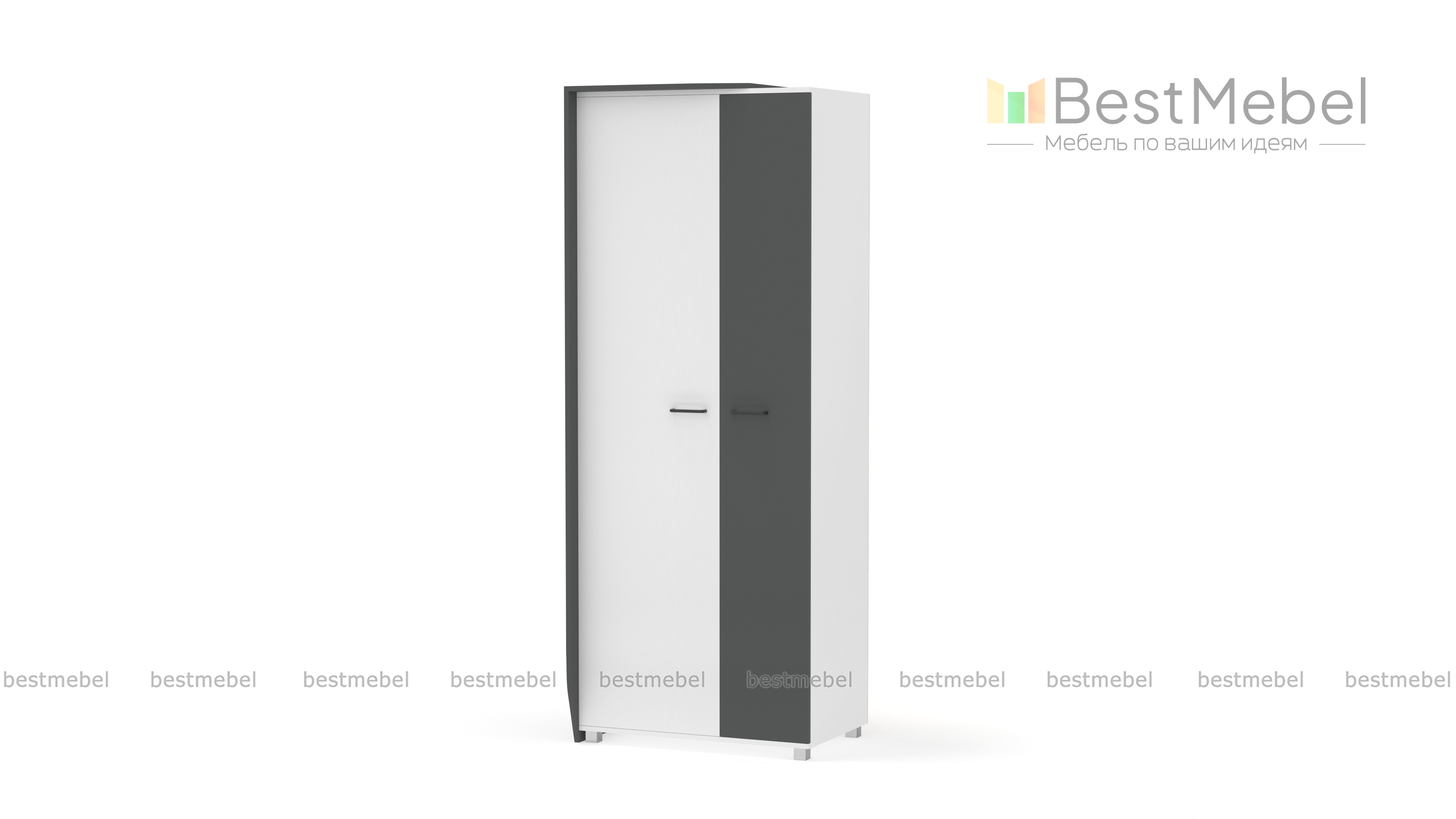 Шкаф 2-х дверный Атлантис BMS